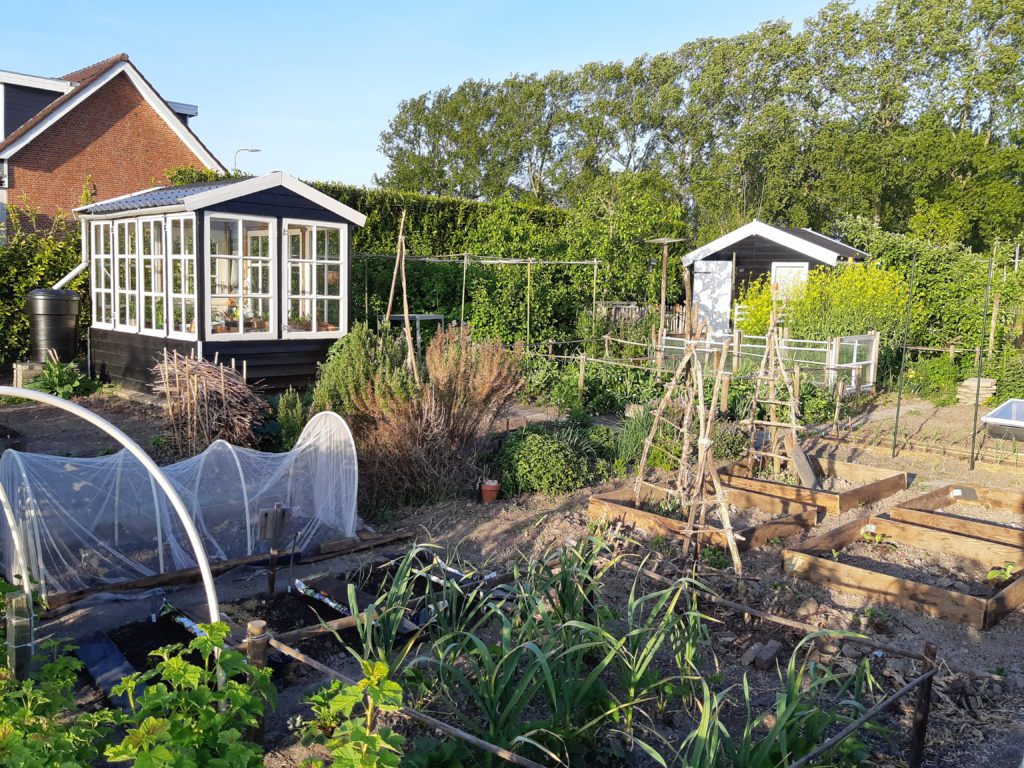 moestuin kas water geven vakantie